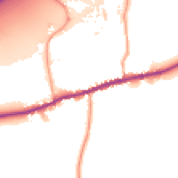Daytime road noise heatmap for TN16 1JA