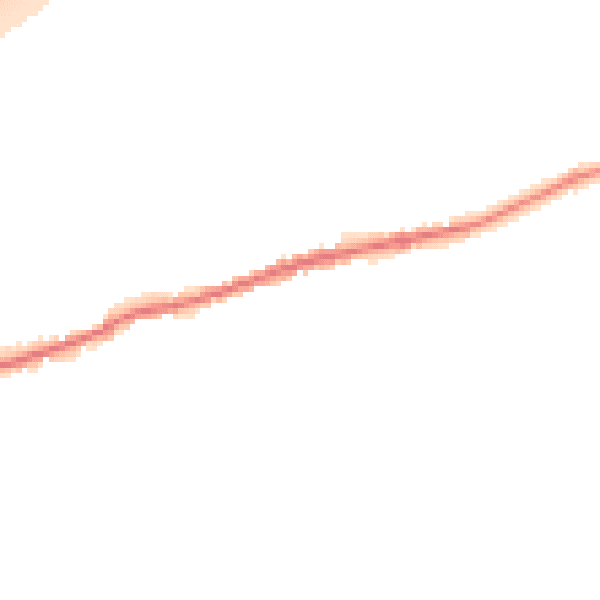 Night-time road noise heatmap for TN16 1JD