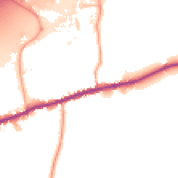 Daytime road noise heatmap for TN16 1JJ