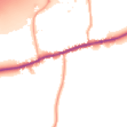 Daytime road noise heatmap for TN16 1LN