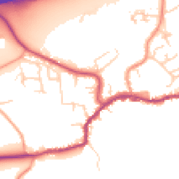 Daytime road noise heatmap for TN16 1TR