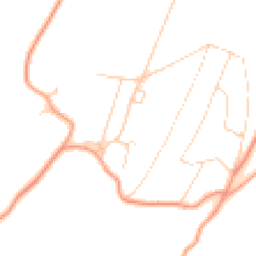 Daytime road noise heatmap for TN16 2AR