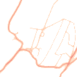 Daytime road noise heatmap for TN16 2AT
