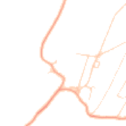 Daytime road noise heatmap for TN16 2BP