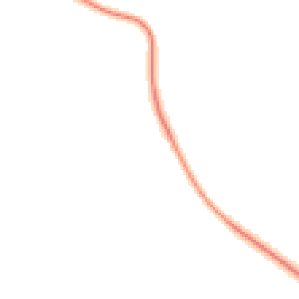 Night-time road noise heatmap for TN16 2DS