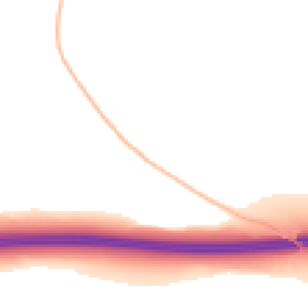 Night-time road noise heatmap for TN16 2DX