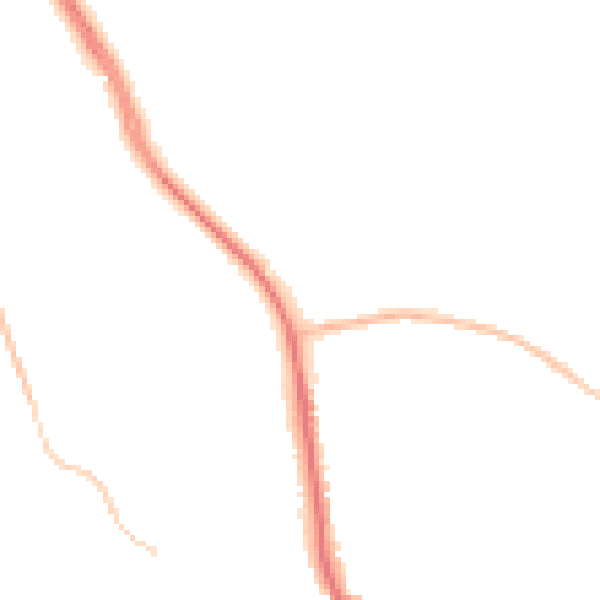 Night-time road noise heatmap for TN16 3BE