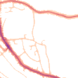 Daytime road noise heatmap for TN16 3FD
