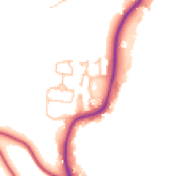Daytime road noise heatmap for TN16 3GD