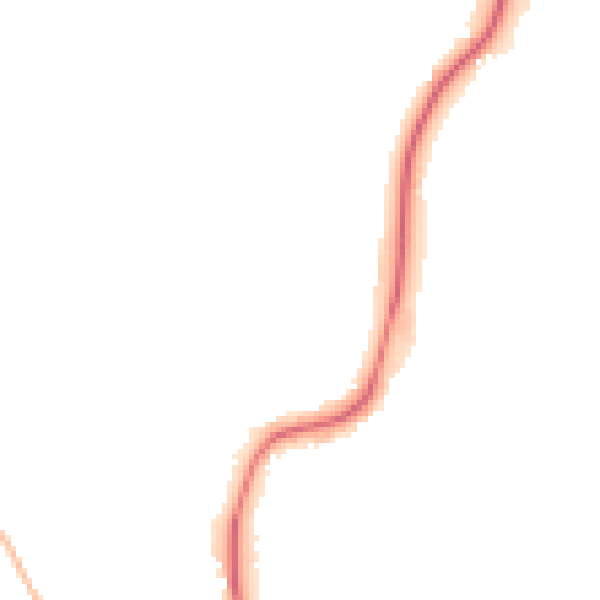 Night-time road noise heatmap for TN16 3GF