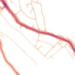 Daytime road noise heatmap for TN16 3HL