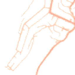 Daytime road noise heatmap for TN16 3RP