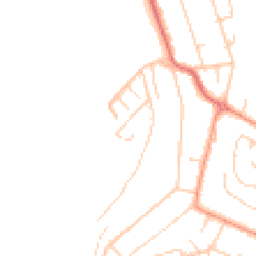 Daytime road noise heatmap for TN16 3XB