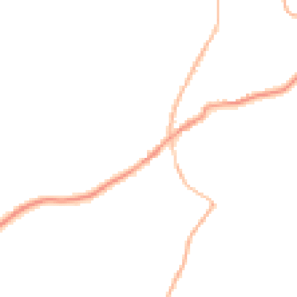 Night-time road noise heatmap for TN17 1AA