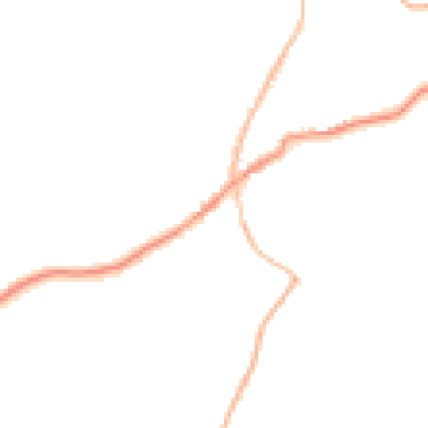 Night-time road noise heatmap for TN17 1AB