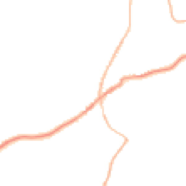 Night-time road noise heatmap for TN17 1AD