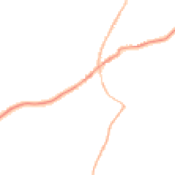 Night-time road noise heatmap for TN17 1AF