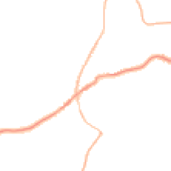 Night-time road noise heatmap for TN17 1AG