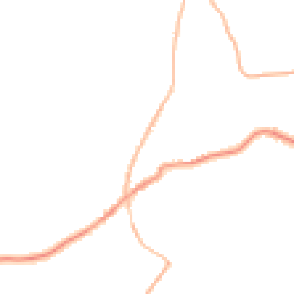 Night-time road noise heatmap for TN17 1AP