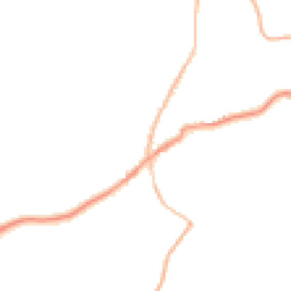 Night-time road noise heatmap for TN17 1AQ
