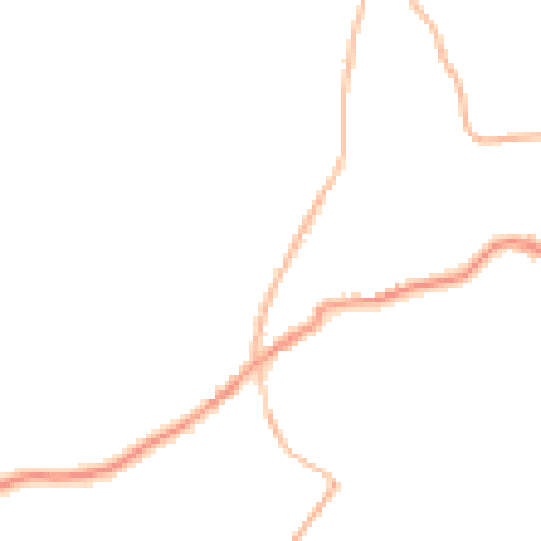 Night-time road noise heatmap for TN17 1AS