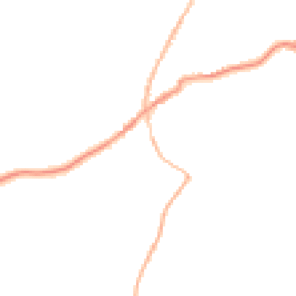 Night-time road noise heatmap for TN17 1AT