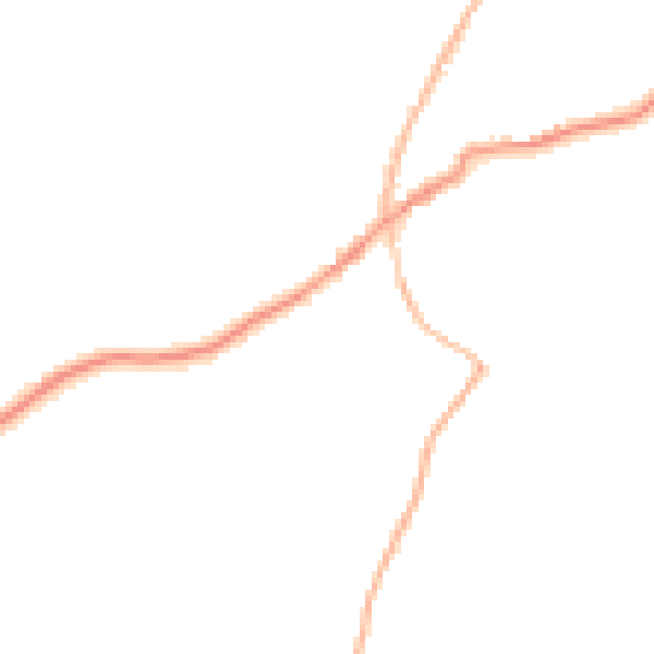 Night-time road noise heatmap for TN17 1AU