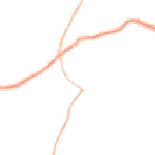 Night-time road noise heatmap for TN17 1AX