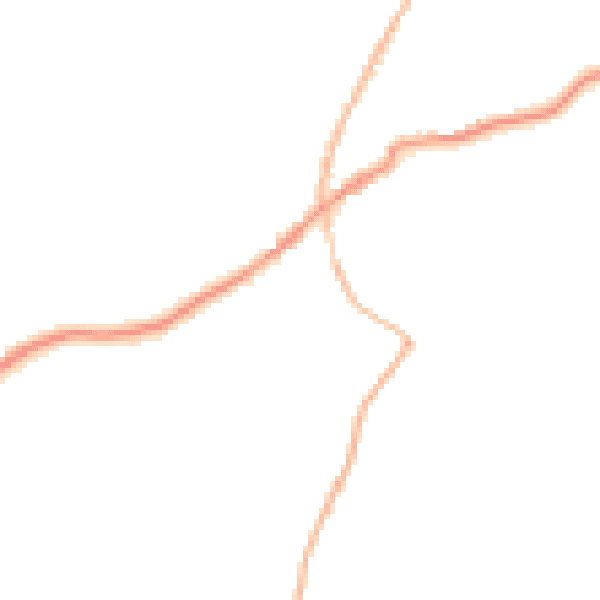 Night-time road noise heatmap for TN17 1AZ
