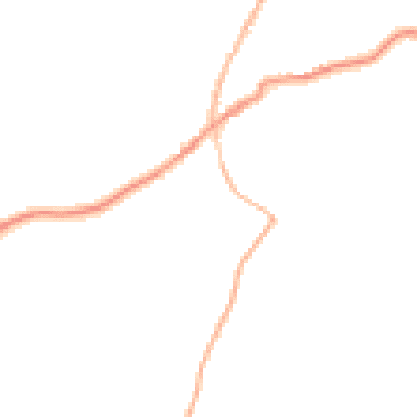Night-time road noise heatmap for TN17 1BA