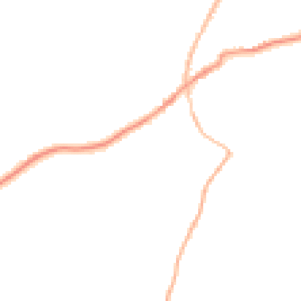 Night-time road noise heatmap for TN17 1BB