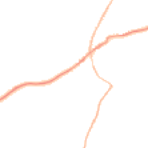 Night-time road noise heatmap for TN17 1BD