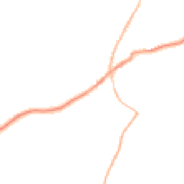 Night-time road noise heatmap for TN17 1BG