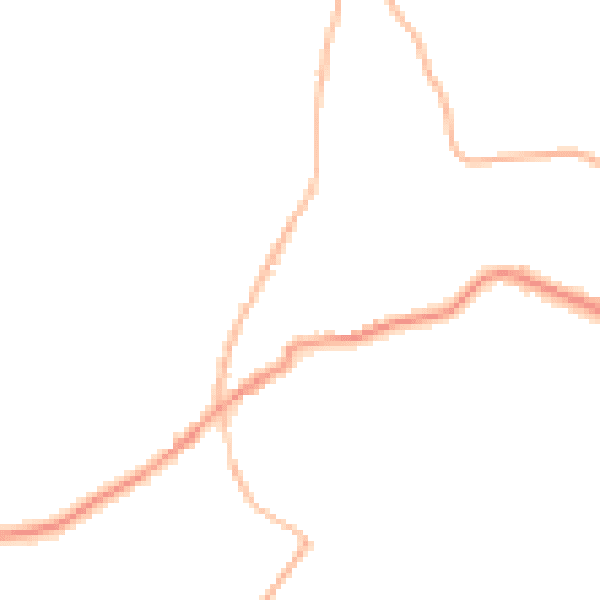Night-time road noise heatmap for TN17 1BJ