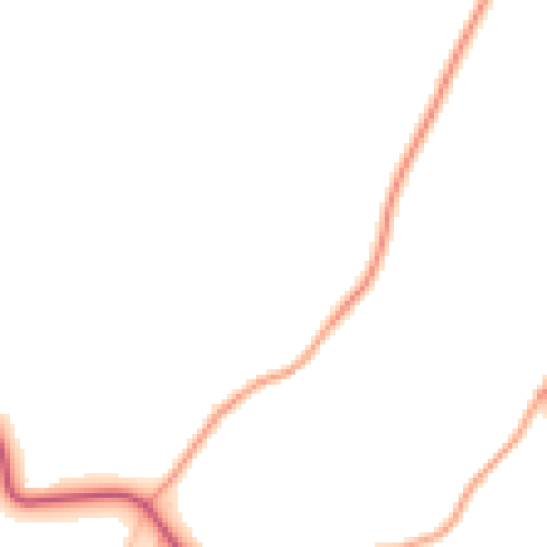 Daytime road noise heatmap for TN17 1DB
