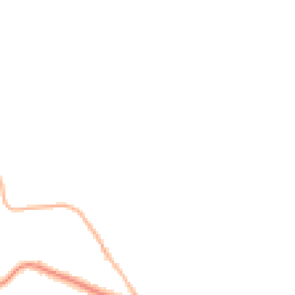 Night-time road noise heatmap for TN17 1DD