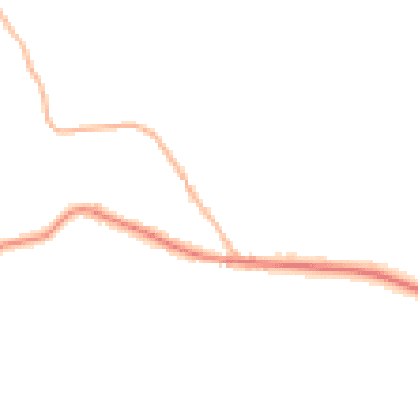 Night-time road noise heatmap for TN17 1DH