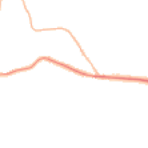 Night-time road noise heatmap for TN17 1DP