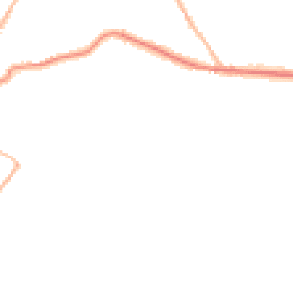 Night-time road noise heatmap for TN17 1DS