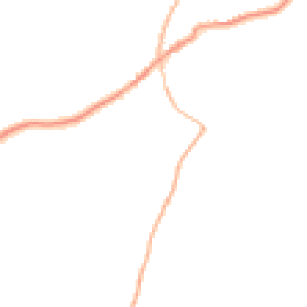 Night-time road noise heatmap for TN17 1EA