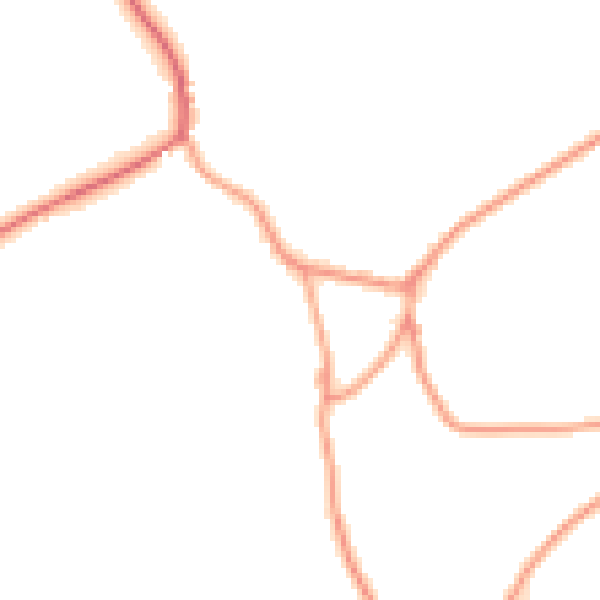 Daytime road noise heatmap for TN17 1LD