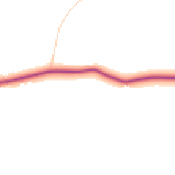 Daytime road noise heatmap for TN17 2AB