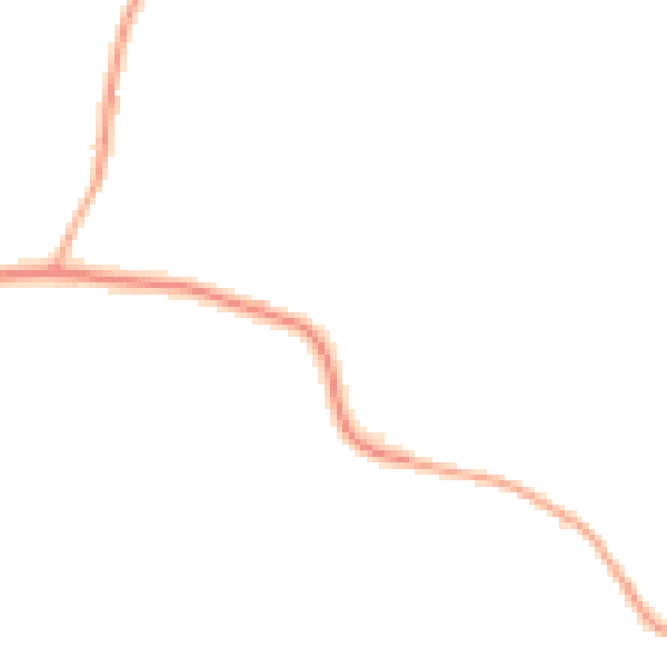 Daytime road noise heatmap for TN17 2BE