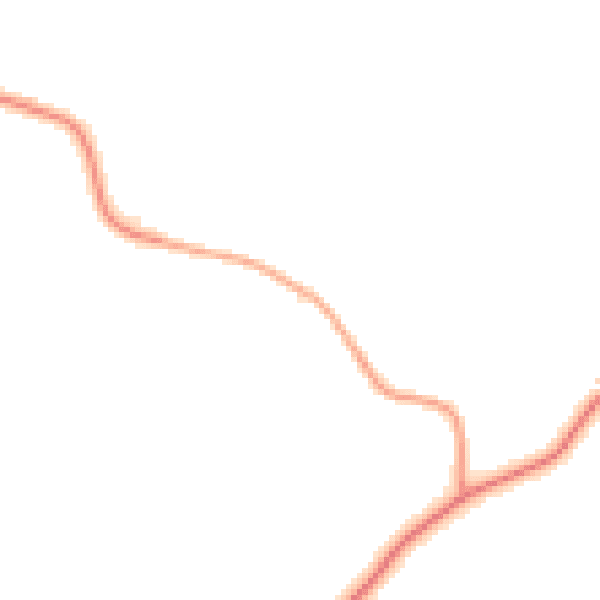 Daytime road noise heatmap for TN17 2BG