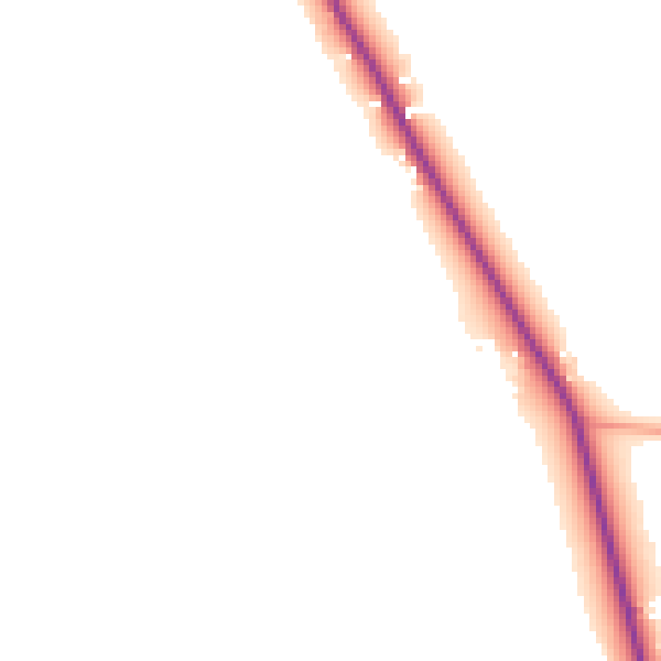 Daytime road noise heatmap for TN17 2BW