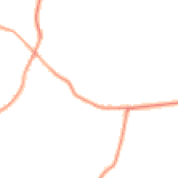 Daytime road noise heatmap for TN17 2EL