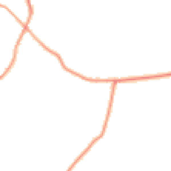 Daytime road noise heatmap for TN17 2EP