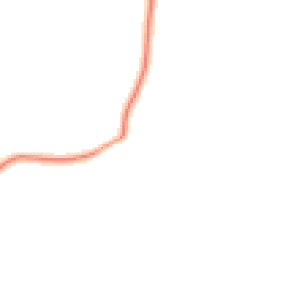 Daytime road noise heatmap for TN17 2EQ