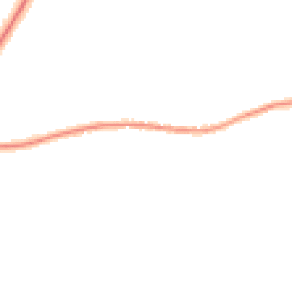 Night-time road noise heatmap for TN17 2EW