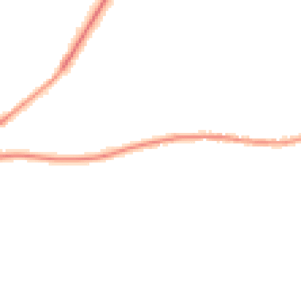Night-time road noise heatmap for TN17 2JA